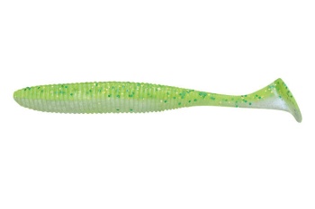 SHAD JACKALL RHYTHM WAVE 3.8INCH CHARTREUSE BACK SHAD JACKALL 7BUC/PL