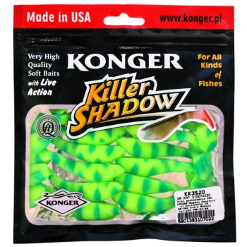 SHAD KILLER KONGER 7.5CM CHARTREUSSE RED 021 20BUC/PAC - Img 2