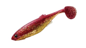 SHAD MAJOR CRAFT STABI SHAD FAT 3.5 8.9cm #001 Red Gold
