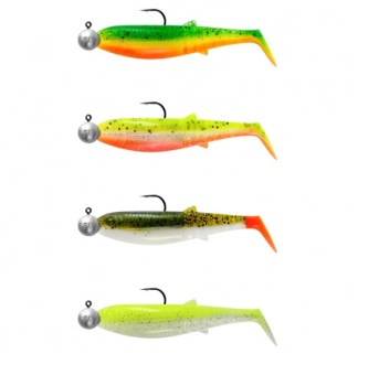 SHAD SAVAGE GEAR CANNIBAL 8CM 5G+7G 2 0 DARKWATER MIX 4+4BUC/PL - Img 2