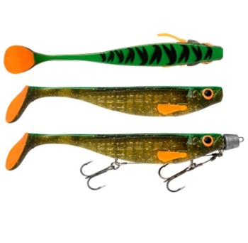 SHAD STORM R.I.P. T-BONE + MONTURA 2 ANCORE NR.2/0, CULOARE GMOT, 18CM, 59G