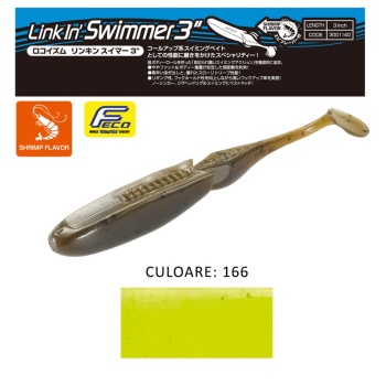 SHAD TIEMCO LINKIN SWIMMER 3 7.6CM CULOARE 166 9BUC/PLIC