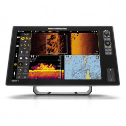 SONAR HUMMINBIRD SOLIX 15 CHIRP MEGA SI+, DI+, CHIRP 2D, GPS G3, W/O TRANSDUCER.