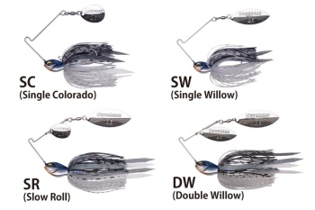 SPINNERBAIT MEGABASS SV-3 SPINNERBAIT DW 14gr FIRE RED - Img 3