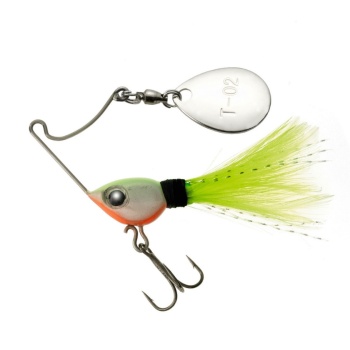 SPINNERBAIT TIEMCO NECROMANCER 6.5GR 45MM 08 CHART BACK ORANGE BELLY