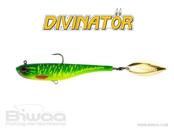 SPINNERTAIL BIWAA DIVINATOR MEDIUM 18CM 35GR 73 HOT CHART PIKE