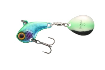 SPINNERTAIL JACKALL SPINNER DERACOUP 3 / 8OZ 11G LIME LUMINOUS