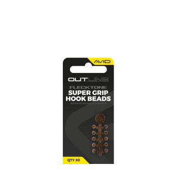 STOPPER CARLIG AVID CARP OUTLINE FLECKTONE SUPER GRIP HOOK BEADS 30BUC - Img 1