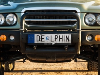 SUPORT NUMAR AUTO 3D DELPHIN ANGLER ON BOARD / 2 BUC - Img 4