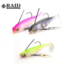 SWIMBAIT RAID HEAD SWIMMER LIBERO 14GR 009 WHITE CHART 2BUC/PLIC