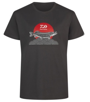 TRICOU DAIWA JAPAN PIKE CHARCOAL MAR.XL