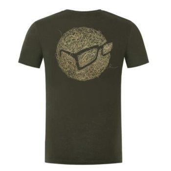 TRICOU KORDA BIRDSNEST TEE DARK OLIVE MAR.S - Img 2