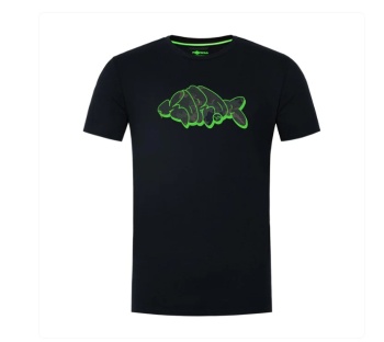 TRICOU KORDA OUTLINE TEE BLACK MAR.L