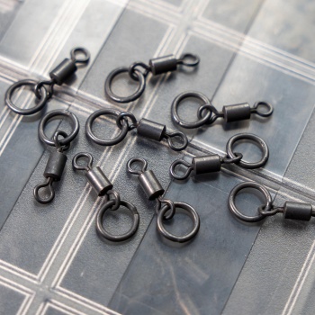 VARTEJ CU ANOU AVID CARP OUTLINE RING SWIVEL 10BUC/PLIC - Img 4