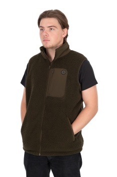 VESTĂ FOX OLIVE SHERPA HYBRID GILET M