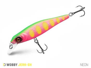VOBLER DELPHIN WOBBY JERK-SH 6.5G / 8CM / SUSP. / NEON - Img 3