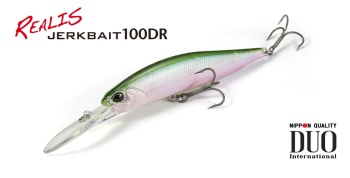 VOBLER DUO REALIS JERKBAIT 100DR 10CM 15.6GR ACC3008 NEO PEARL - Img 2