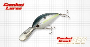 VOBLER EVERGREEN COMBAT CRANK 320 6.4CM 16.5GR 602 BIG BITE CHART - Img 2