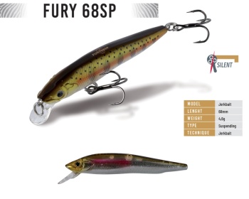 VOBLER HERAKLES FURY 68SP 6.8cm 4.8gr Wakasagi Laminated