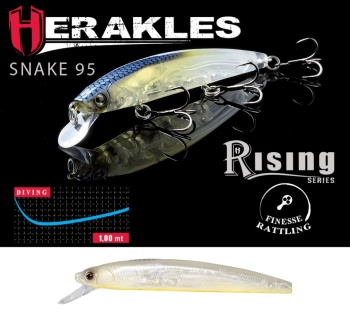 VOBLER HERAKLES HERAKLES SNAKE 95SP 9.5cm 9gr Pearl OCB