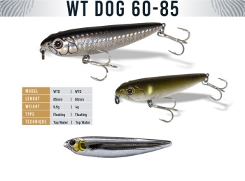 VOBLER HERAKLES WT-DOG 60 6cm 4gr Live Mullet