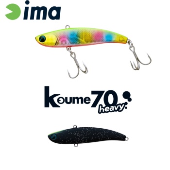 VOBLER IMA KOUME VIBRATION 70 HEAVY 70MM 18GR 119 MATT NIGHT BLACK