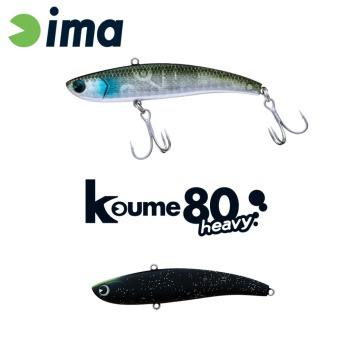 VOBLER IMA KOUME VIBRATION 80 HEAVY 80MM 20GR 119 MATT NIGHT BLACK