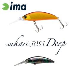 VOBLER IMA SUKARI 50SS DEEP 50MM 5GR 114 TITANIUM BLACK