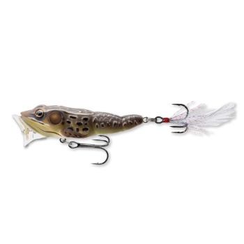 VOBLER LIVE TARGET FROG POPPER 6,5CM/7G TAN/BROWN