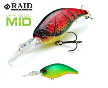 VOBLER RAID LEVEL CRANK MID 59MM 10.5GR 002 SHIMANASHI TIGER