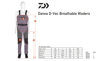 WADERS DAIWA DAIWA D-VEC BREATHABLE MAR.XL - Img 2