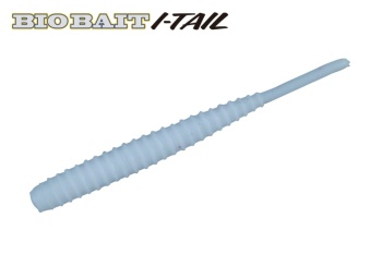 WORM MAJOR CRAFT BIOBAIT I-TAIL 4.5cm #008 White Silver