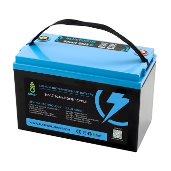 ACUMULATOR ELKER LiFePO4 36V 50Ah CU BLUETOOTH - Img 2