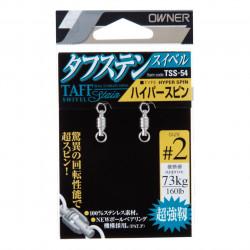 AGRAFA CU VARTEJ OTEL OWNER TSS-54 72754 NO.4 TOUGH STAINLESS SWIVEL HYPER SPIN 260LB/118KG 2BUC/PAC