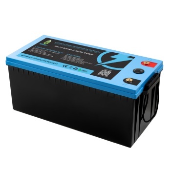 BATERIE ELKER LiFePO4 24V 200Ah CU VOLTMETRU LCD