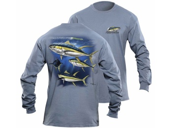BLUZA FLYING FISHERMAN YELLOWFIN TUNA INDIGO BLUE