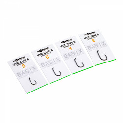 CARLIG KORDA BASIX WIDE GAPE BARBLESS NR.4 10BUC / PL