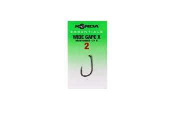 CARLIG KORDA ESSENTIALS WIDE GAPE X BARBED NR.2 10BUC/PL - Img 2