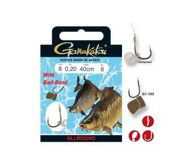CARLIG LEGAT GAMAKATSU CU INEL ALLROUND G1 NR.8/0,20MM 6BUC/PL