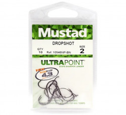 CARLIG MUSTAD DROPSHOT OCHET 10BUC/PL NR. 6