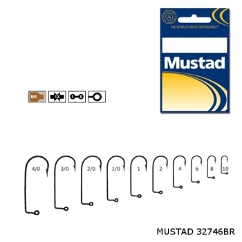 CARLIG MUSTAD JIG BRONZ NR 4 32746BR 100BUC/PL