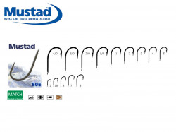 CARLIG MUSTAD NEGRU MAT REVERS NR 4 505NPB4 - 10BUC/PL