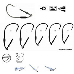 CARLIG MUSTAD OFFSET LESTATPOWER LOCK NR 2/0 3BUC/PL