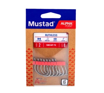 CARLIG MUSTAD RUTHLESS OCHI 5BUC/PL NR. 5/0 - Img 3