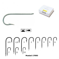 CARLIG MUSTAD TIJA LUNGA PROT.ANTICOROZIVA NR 4 1799D.4 - 10BUC/PL