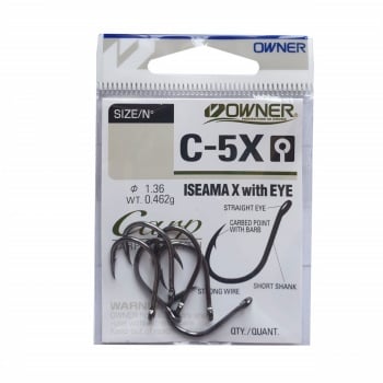 CARLIG OWNER C-5X NO.8 CARP ISEAMA X WITH EYE