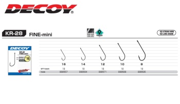 CARLIGE DECOY WORM KR-28 FINE MINI NR.12 18BUC/PLIC
