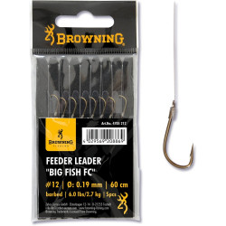 CARLIGE LEGATE BROWNING NO.16 60CM 0.14MM FEEDER LEADER BIG FISH FC