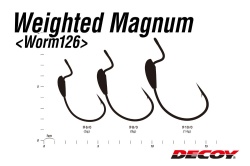 CARLIGE OFFSET DECOY WORM 126 MAGNUM LESTAT NR.10/0 14GR 2BUC/PLIC
