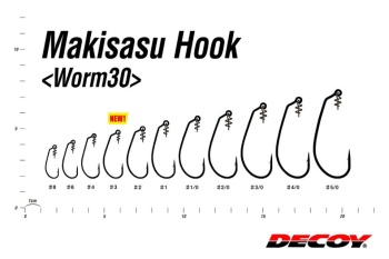 CARLIGE OFFSET DECOY WORM 30 MAKISASU NR.3 - Img 4